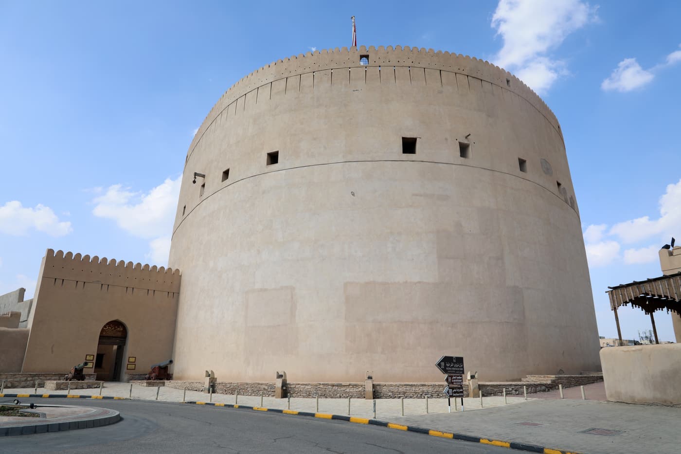 The great round tower of Nizwa Fort